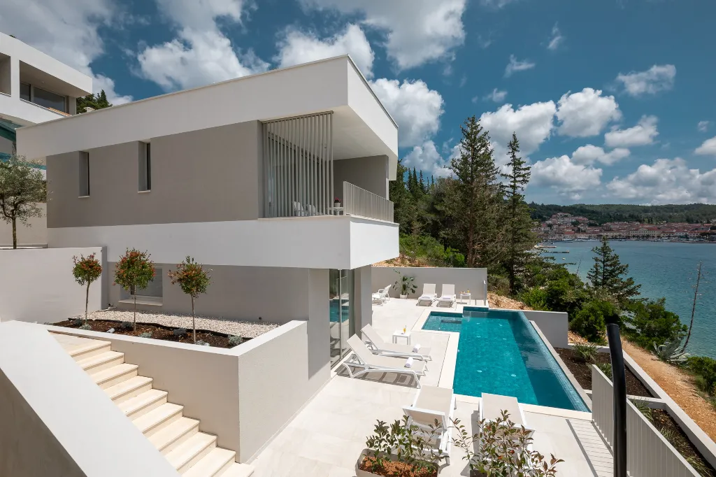 Contemporary Villa Retreat with Pool in Vela Luka