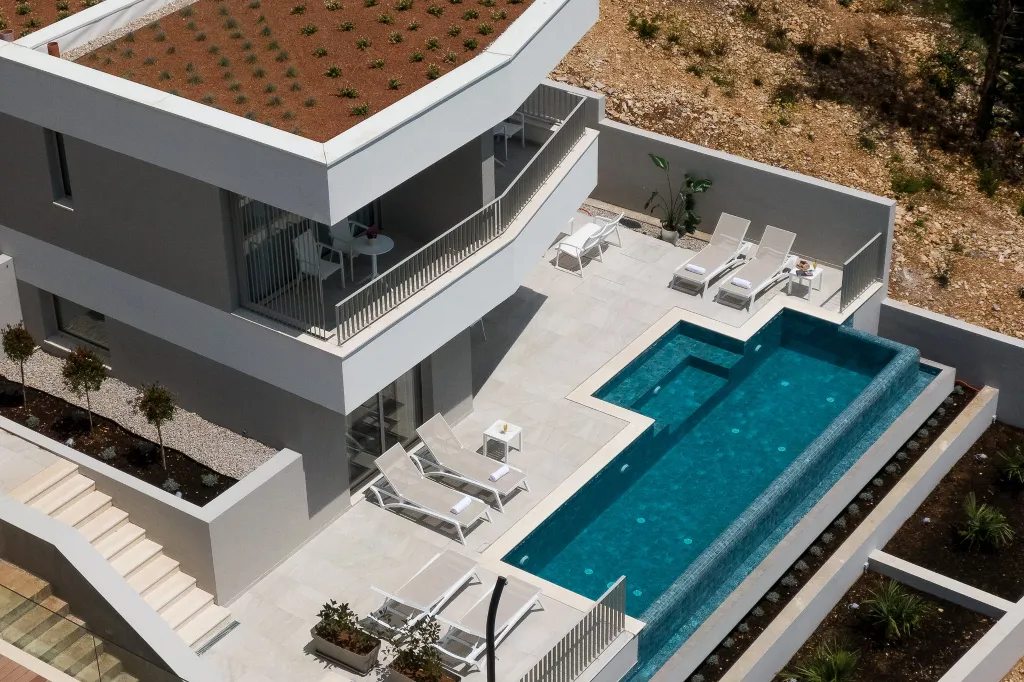 Contemporary Villa Retreat with Pool in Vela Luka