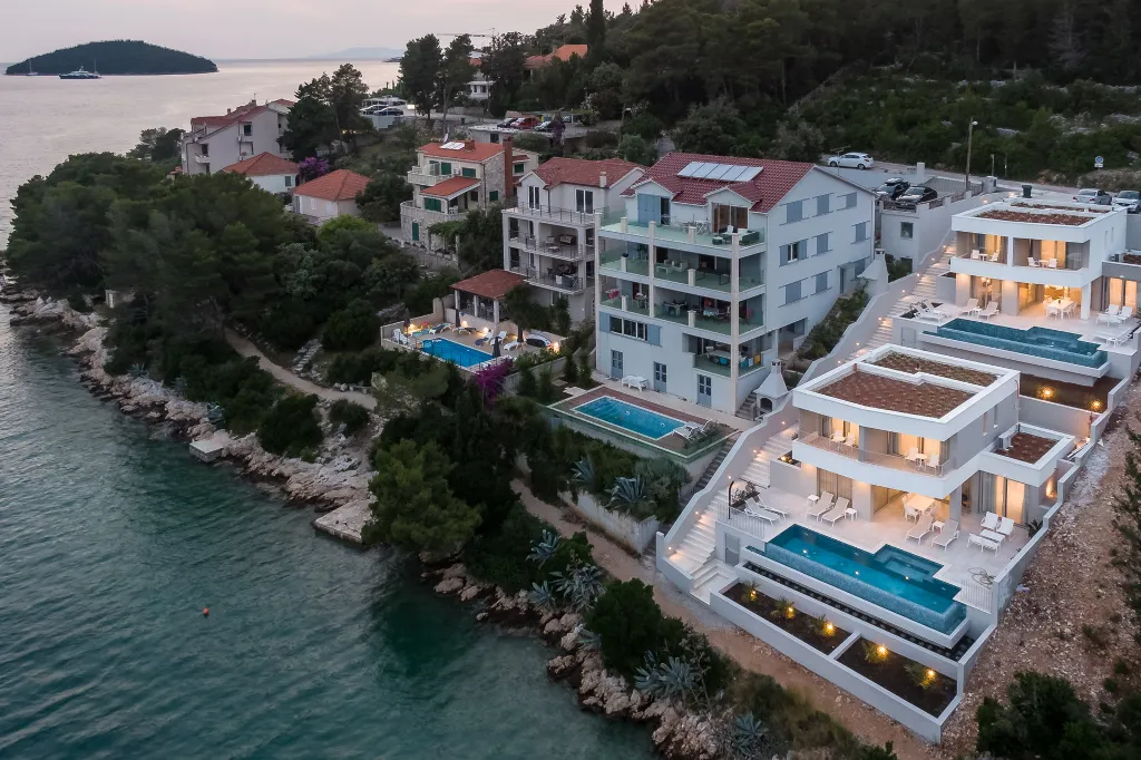Contemporary Villa Retreat with Pool in Vela Luka