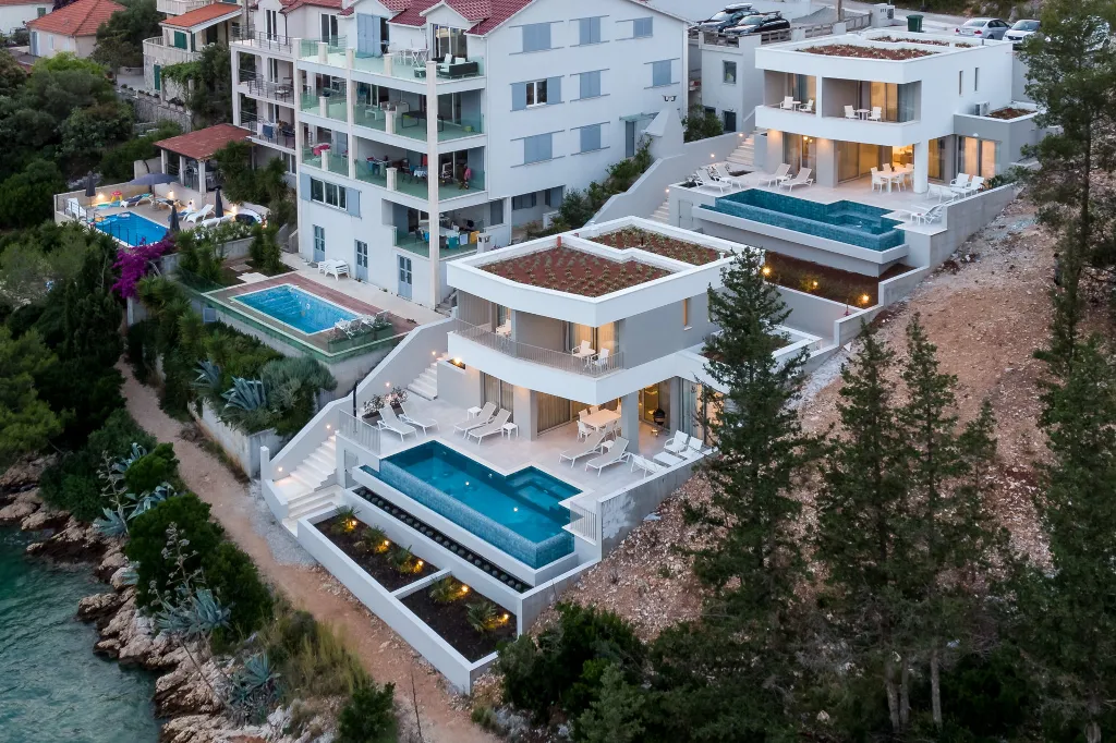 Contemporary Villa Retreat with Pool in Vela Luka