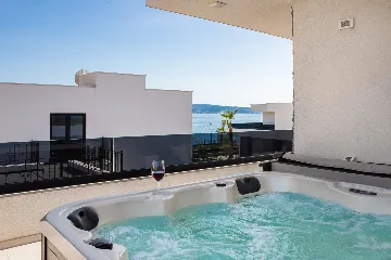 Modern 7-Bedroom Villa with Heated Pool in Kaštel Stari