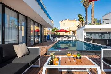 Modern 7-Bedroom Villa with Heated Pool in Kaštel Stari