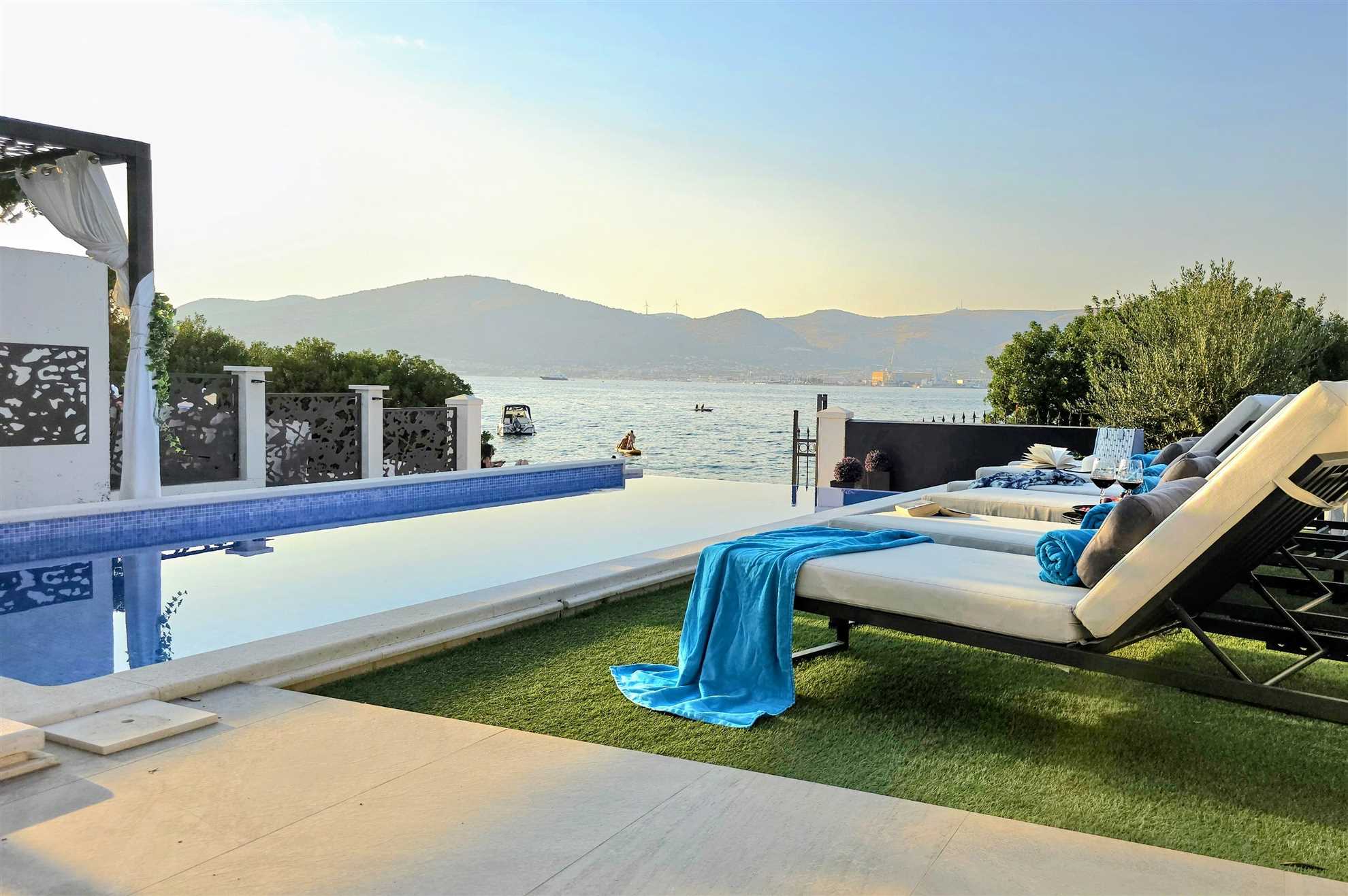 Image of Beachfront Villa Mar with Heated Pool