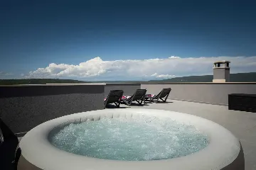 Modern Villa with Pool and Jacuzzi in Rakalj