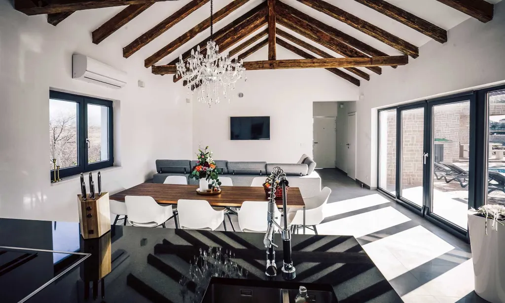 Stone Villa with Pool in Privlaka