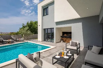 Contemporary Villa with Heated Pool in Solin