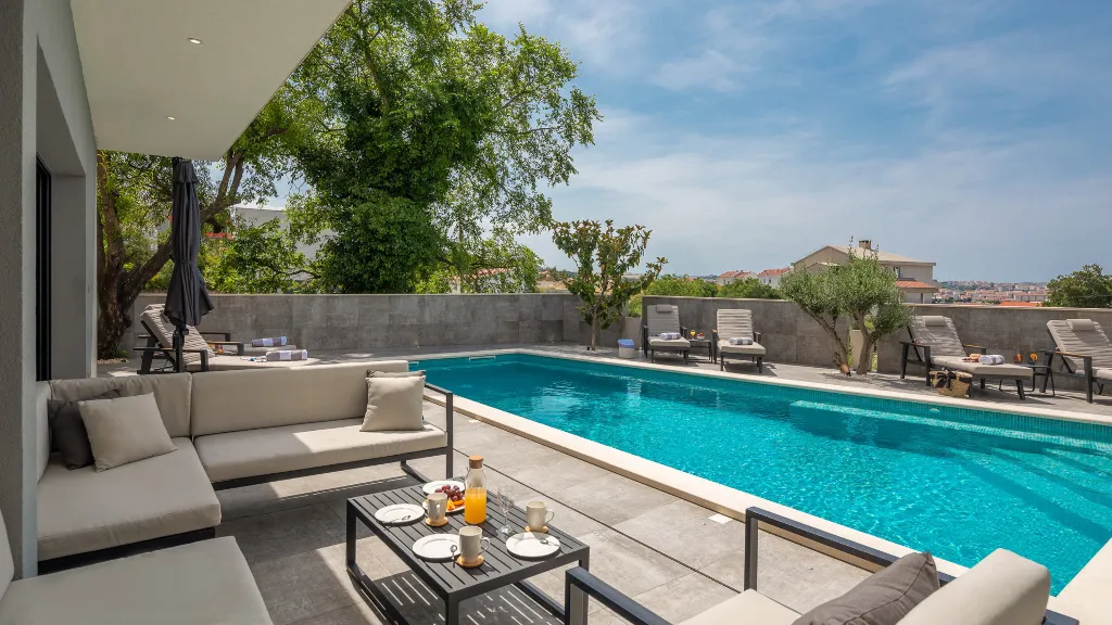 Contemporary Villa with Heated Pool in Solin