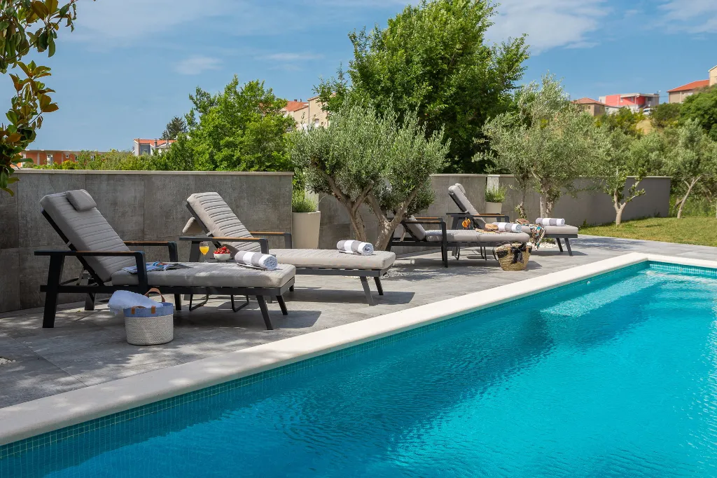 Contemporary Villa with Heated Pool in Solin