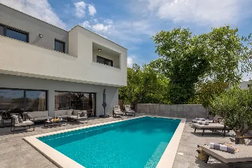 Contemporary Villa with Heated Pool in Solin