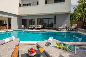 Contemporary Villa with Heated Pool in Solin