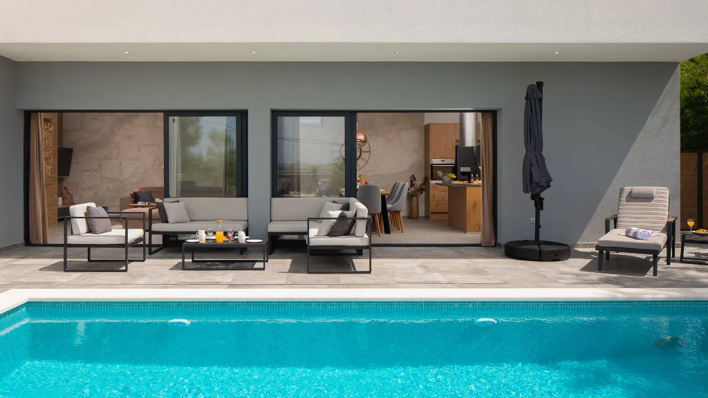 Contemporary Villa with Heated Pool in Solin