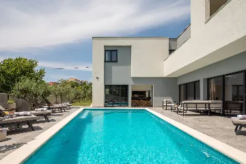 Contemporary Villa with Heated Pool in Solin