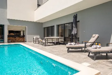 Contemporary Villa with Heated Pool in Solin