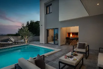 Contemporary Villa with Heated Pool in Solin