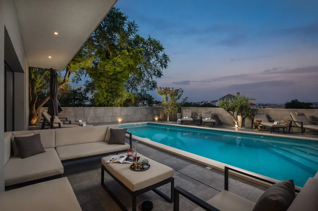 Contemporary Villa with Heated Pool in Solin
