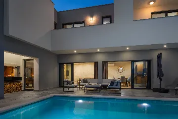 Contemporary Villa with Heated Pool in Solin