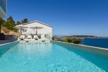Modern Seaside Villa with Heated Pool in Trogir