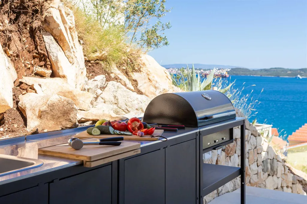 Modern Seaside Villa with Heated Pool in Trogir