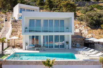 Modern Seaside Villa with Heated Pool in Trogir