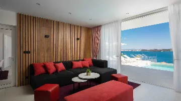 Modern Seaside Villa with Heated Pool in Trogir