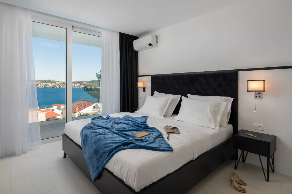 Modern Seaside Villa with Heated Pool in Trogir