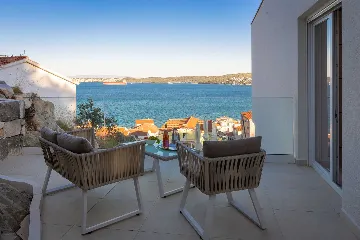 Modern Seaside Villa with Heated Pool in Trogir