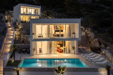 Modern Seaside Villa with Heated Pool in Trogir