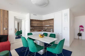 Modern Seaside Villa with Heated Pool in Seget Donji