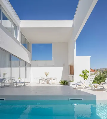 Contemporary Villa with Heated Pool in Trogir