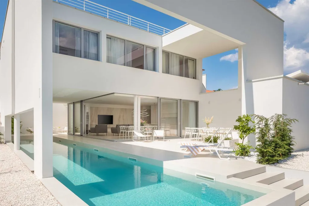 Contemporary Villa with Heated Pool in Trogir