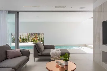 Contemporary Villa with Heated Pool in Trogir