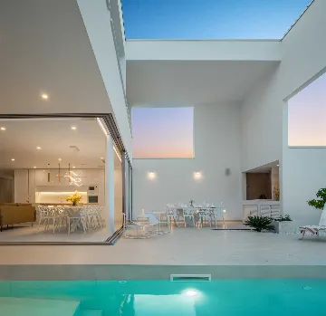 Contemporary Villa with Heated Pool in Trogir