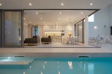 Contemporary Villa with Heated Pool in Trogir