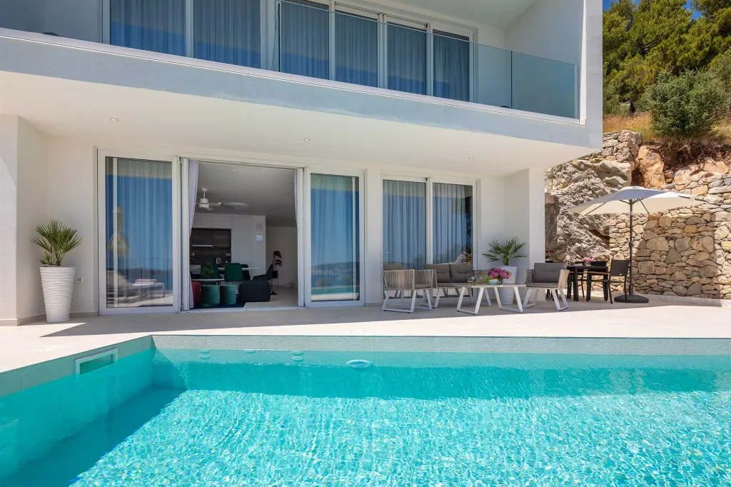 Contemporary Villa Complex with Sea View, Seget Donji