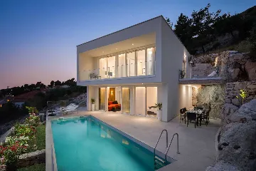 Contemporary Villa Complex with Sea View, Seget Donji