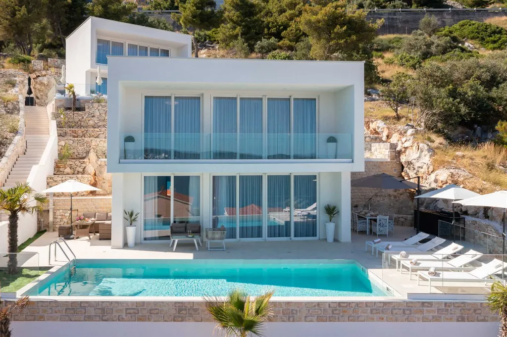 Contemporary Villa Complex with Sea View, Seget Donji