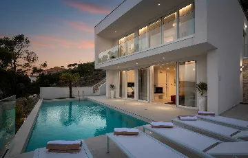 Contemporary Villa Complex with Sea View, Seget Donji