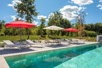Modern Villa Retreat with Pool in Režanci, Istria