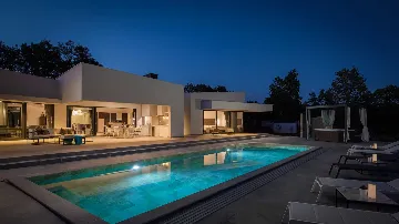 Modern Villa Retreat with Pool in Režanci, Istria