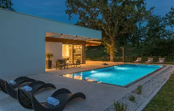 Modern 3-Bedroom Villa With Heated Pool in Pazin