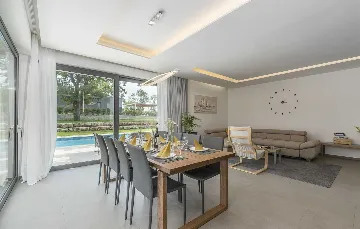 Modern 3-Bedroom Villa With Heated Pool in Pazin