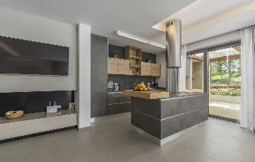 Modern 3-Bedroom Villa With Heated Pool in Pazin