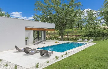 Modern 3-Bedroom Villa With Heated Pool in Pazin