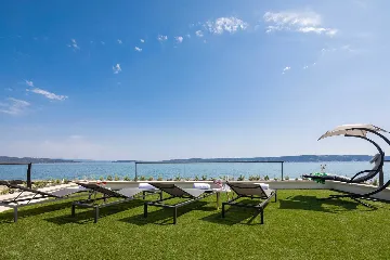 Contemporary Beachfront Villa with Pool, Kaštel Stari