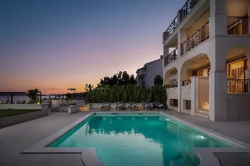 Contemporary Beachfront Villa with Pool, Kaštel Stari
