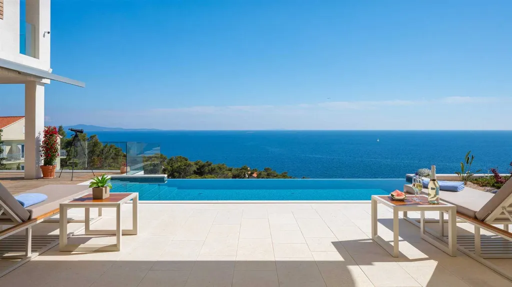 Modern Villa with Infinity Pool on Hvar Island