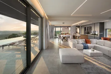 Panorama Retreat Villa with Pool, Labin