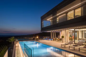 Panorama Retreat Villa with Pool, Labin