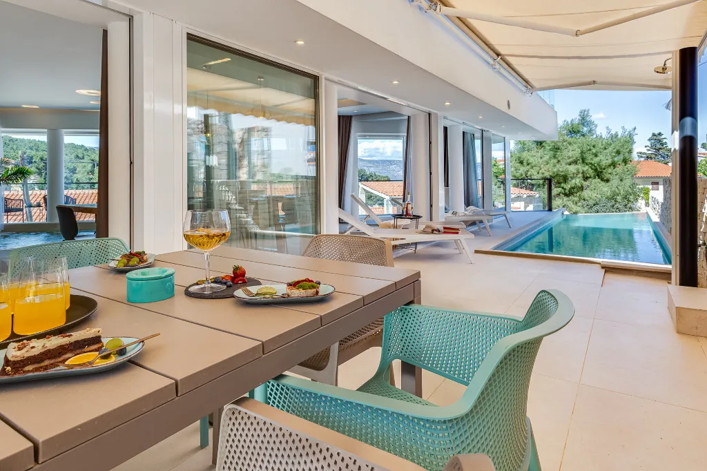 Poolside Villa Retreat on Hvar Island