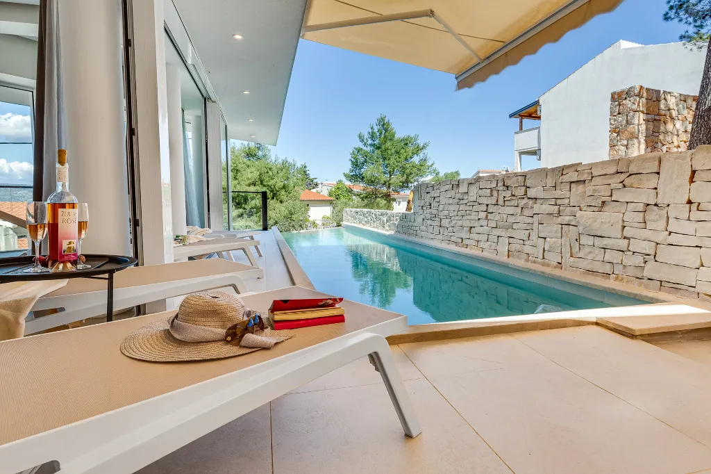 Poolside Villa Retreat on Hvar Island